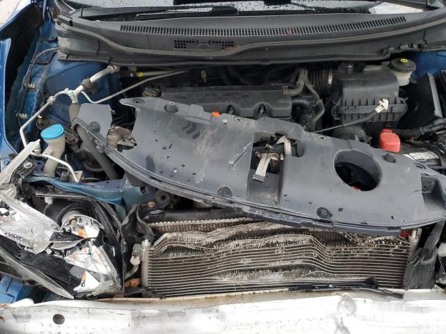 19XFB2F55DE003167 - 2013 HONDA CIVIC LX BLUE photo 11