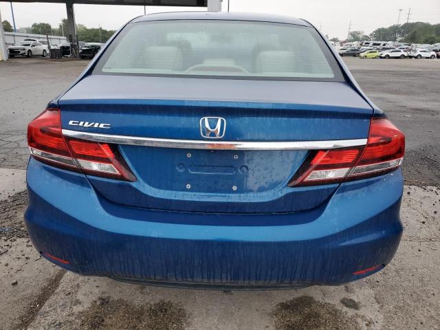 19XFB2F55DE003167 - 2013 HONDA CIVIC LX BLUE photo 6