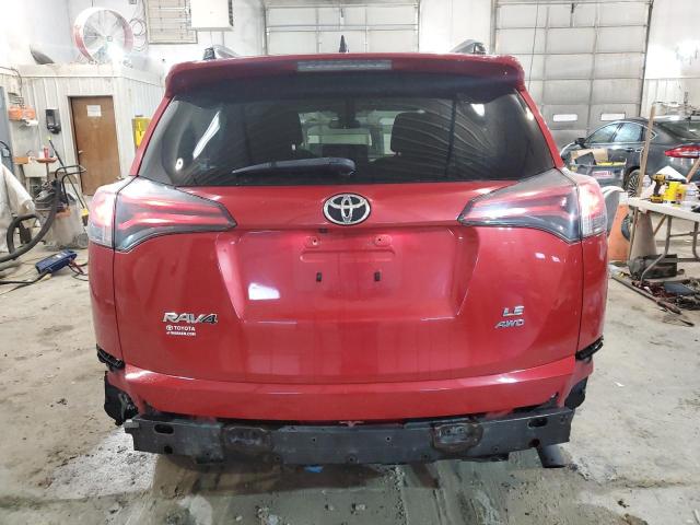 JTMBFREV6HJ153990 - 2017 TOYOTA RAV4 LE MAROON photo 6