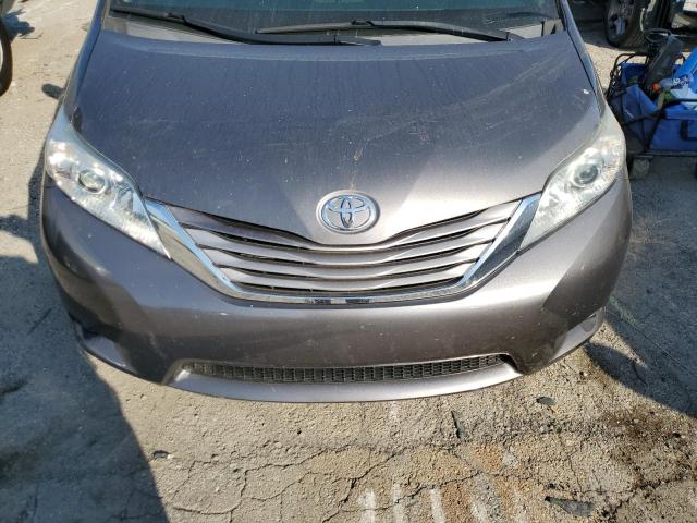 5TDYK3DC9GS727650 - 2016 TOYOTA SIENNA XLE 灰色 照片 12