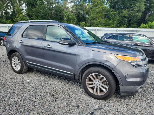 1FM5K7D83EGA79649 - 2014 FORD EXPLORER XLT GRAY photo 4