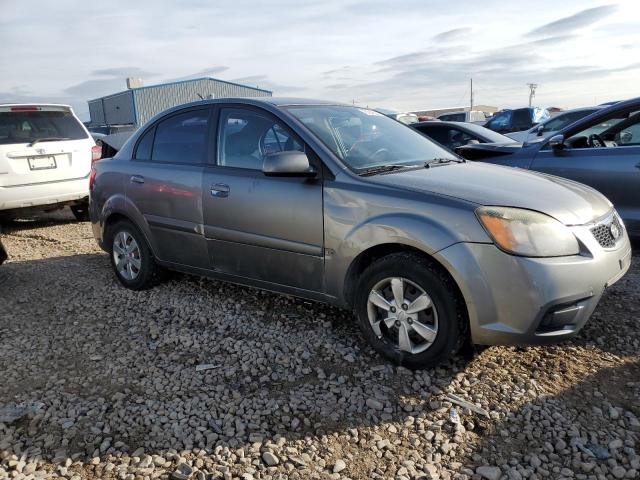 KNADH4A36A6631342 - 2010 KIA RIO LX GRAY photo 4