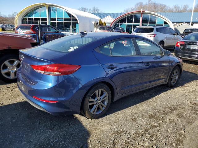 5NPD84LF7HH187527 - 2017 HYUNDAI ELANTRA SE BLUE photo 3