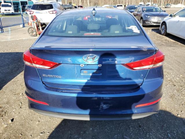 5NPD84LF7HH187527 - 2017 HYUNDAI ELANTRA SE BLUE photo 6