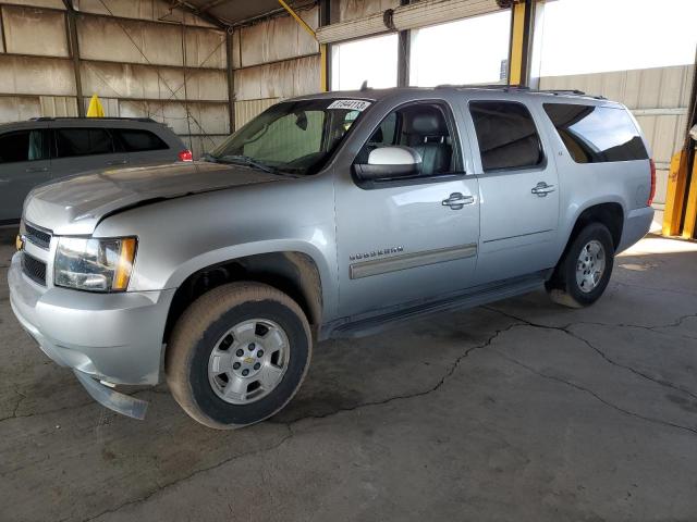 1GNSCJE0XCR121527 - 2012 CHEVROLET SUBURBAN C1500 LT SILVER photo 1