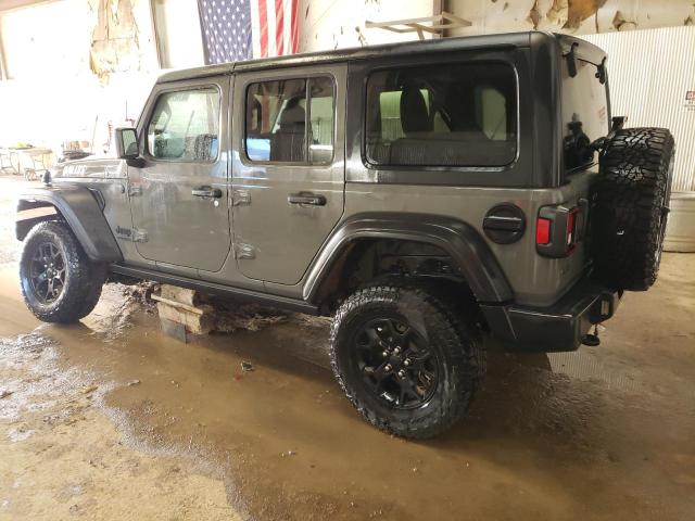 1C4HJXDM0MW541817 - 2021 JEEP WRANGLER U SPORT GRAY photo 2