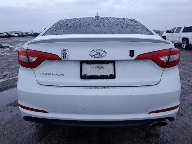 5NPE24AF4FH049644 - 2015 HYUNDAI SONATA SE WHITE photo 6