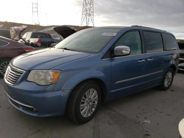 2C4RC1CG8CR151255 - 2012 CHRYSLER TOWN & COU TOURING L BLUE photo 1