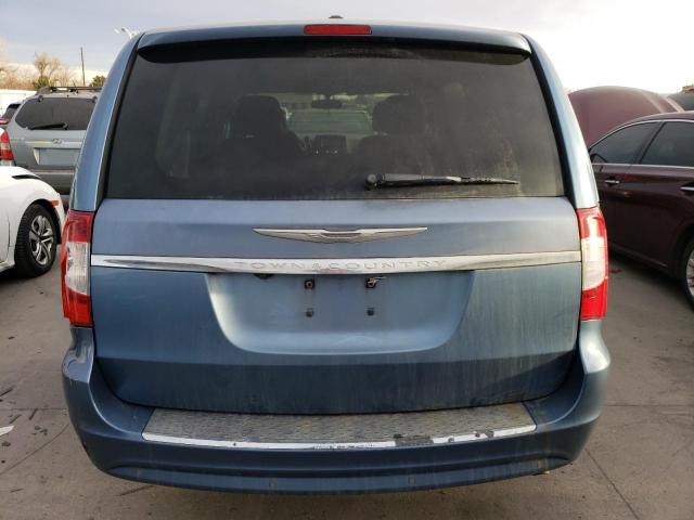 2C4RC1CG8CR151255 - 2012 CHRYSLER TOWN & COU TOURING L BLUE photo 6