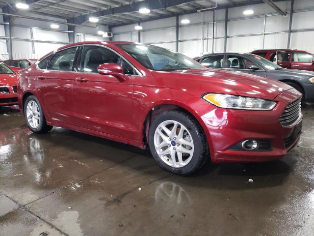 3FA6P0HD5FR273463 - 2015 FORD FUSION SE RED photo 4