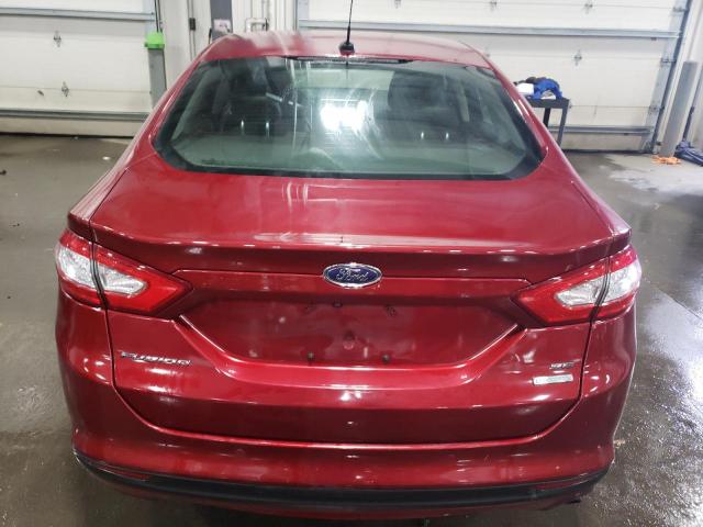 3FA6P0HD5FR273463 - 2015 FORD FUSION SE RED photo 6