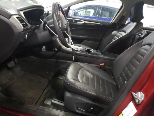 3FA6P0HD5FR273463 - 2015 FORD FUSION SE RED photo 7