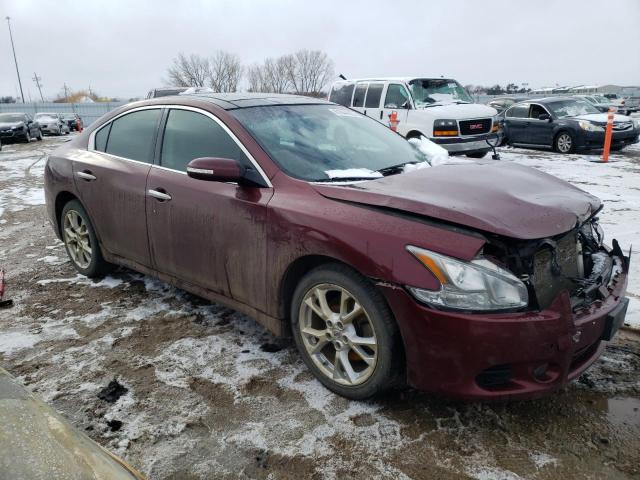 1N4AA5AP4CC833822 - 2012 NISSAN MAXIMA S BURGUNDY photo 4