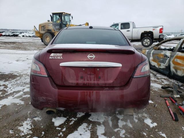 1N4AA5AP4CC833822 - 2012 NISSAN MAXIMA S BURGUNDY photo 6