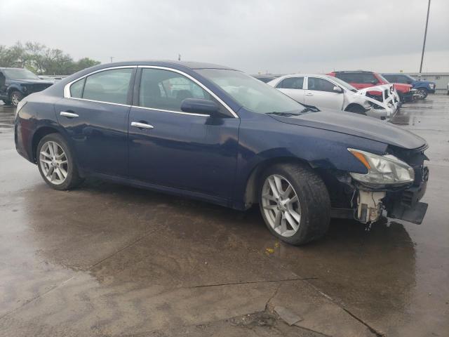 1N4AA5APXEC488928 - 2014 NISSAN MAXIMA S BLUE photo 4