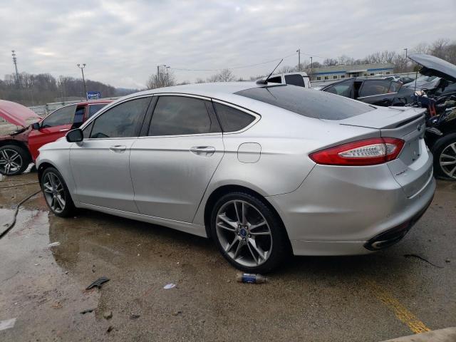 3FA6P0K90ER351649 - 2014 FORD FUSION TITANIUM SILVER photo 2