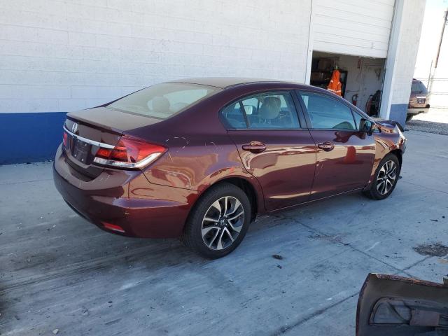 19XFB2F80FE073625 - 2015 HONDA CIVIC EX Марун фото 3