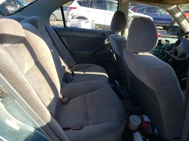 2HGEJ6616YH527961 - 2000 HONDA CIVIC BASE TEAL photo 10