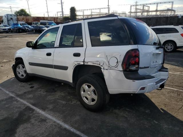 1GNDS13S932350175 - 2003 CHEVROLET TRAILBLAZE WHITE photo 2