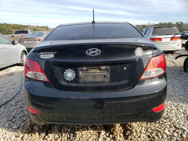 KMHCU4AE6DU293044 - 2013 HYUNDAI ACCENT GLS BLACK photo 6