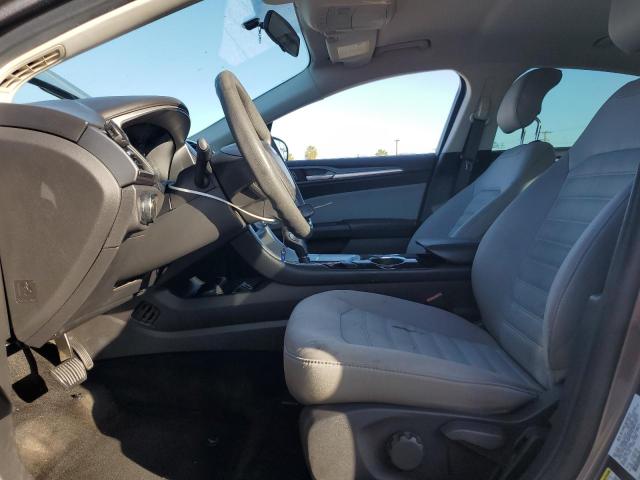 3FA6P0G71DR205220 - 2013 FORD FUSION S GRAY photo 7