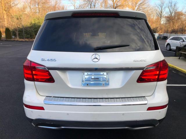 4JGDF7CE7EA356572 - 2014 MERCEDES-BENZ GL 450 4MATIC WHITE photo 6