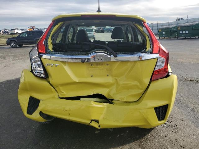 3HGGK5H93GM703819 - 2016 HONDA FIT EX YELLOW photo 6