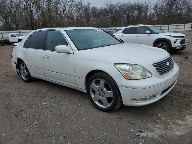 JTHBN36F155017471 - 2005 LEXUS LS 430 WHITE photo 4