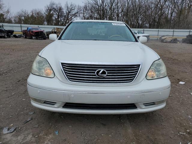 JTHBN36F155017471 - 2005 LEXUS LS 430 WHITE photo 5