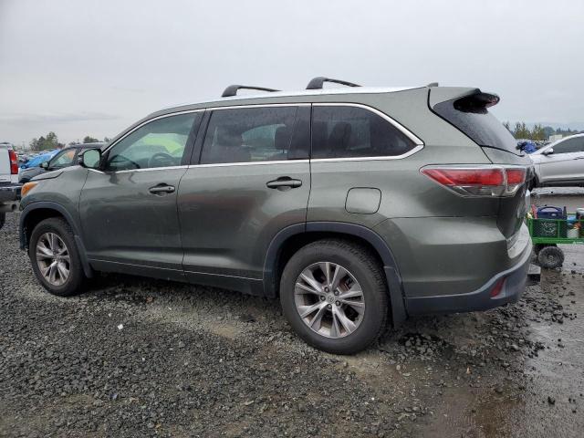 5TDJKRFH5FS090977 - 2015 TOYOTA HIGHLANDER XLE Жасыл фото 2