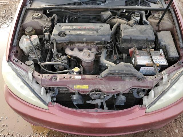 4T1BE30K25U073637 - 2005 TOYOTA CAMRY LE RED photo 11