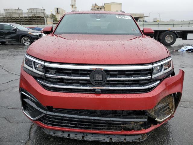 1V2FE2CA8NC211950 - 2022 VOLKSWAGEN ATLAS CROS SEL PREMIUM R-LINE RED photo 5