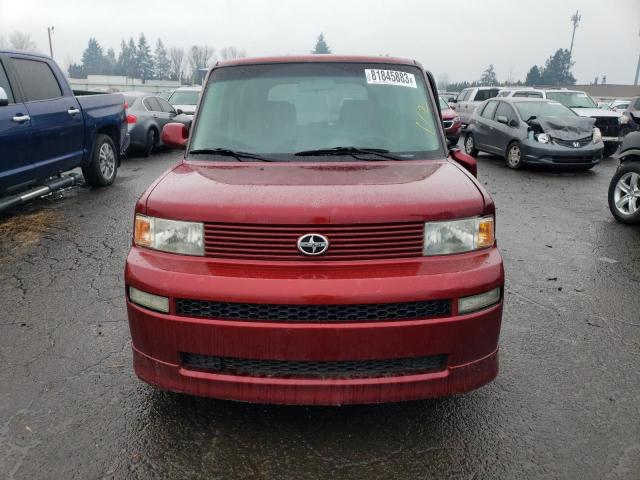 JTLKT324264073863 - 2006 TOYOTA SCION XB MAROON photo 5