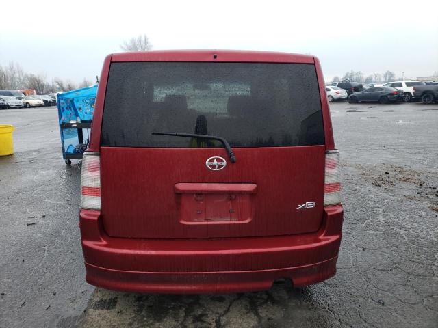 JTLKT324264073863 - 2006 TOYOTA SCION XB MAROON photo 6