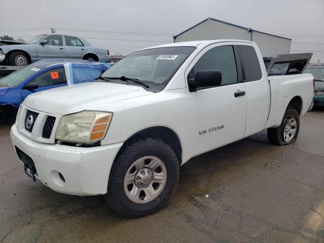 1N6AA06A96N546757 - 2006 NISSAN TITAN XE WHITE photo 1