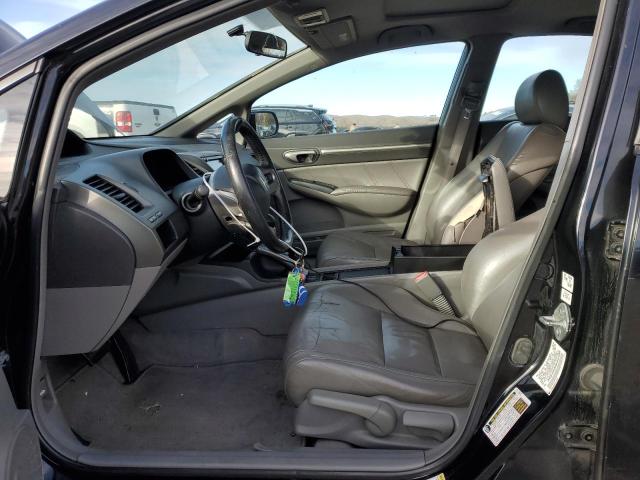 2HGFA16958H342300 - 2008 HONDA CIVIC EXL შავი ფოტო 7
