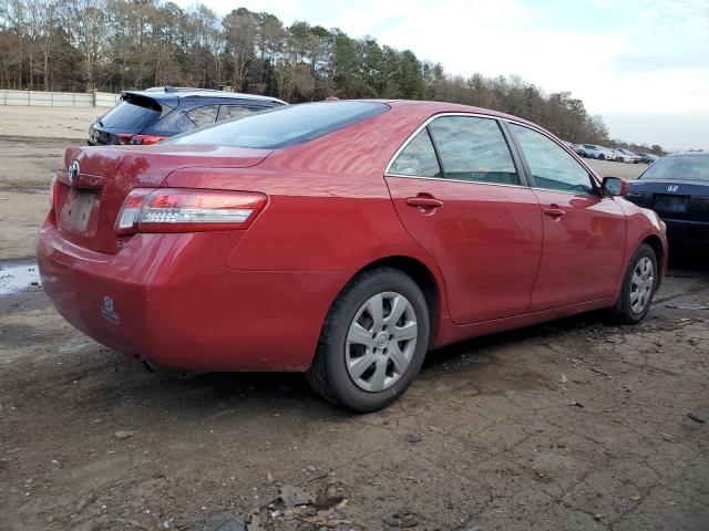 4T1BF3EK0AU046629 - 2010 TOYOTA CAMRY BASE RED photo 3