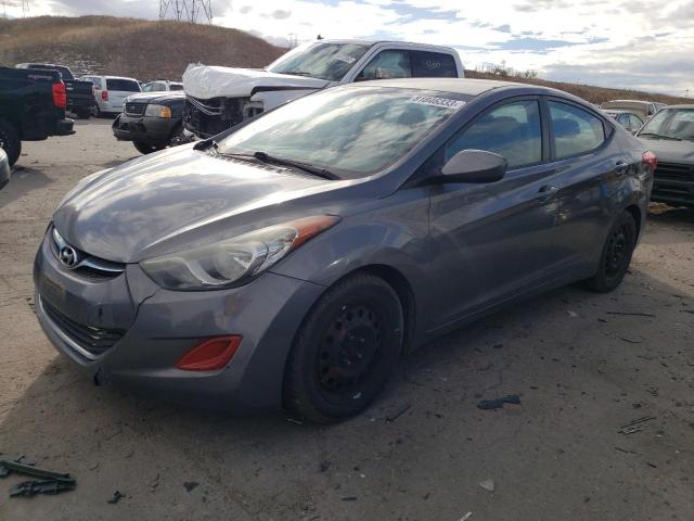 5NPDH4AE4CH138787 - 2012 HYUNDAI ELANTRA GLS GRAY photo 1