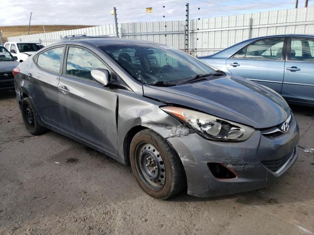 5NPDH4AE4CH138787 - 2012 HYUNDAI ELANTRA GLS GRAY photo 4