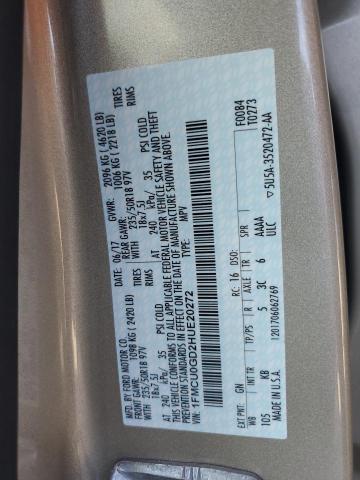 1FMCU0GD2HUE20272 - 2017 FORD ESCAPE SE 米色 照片 14