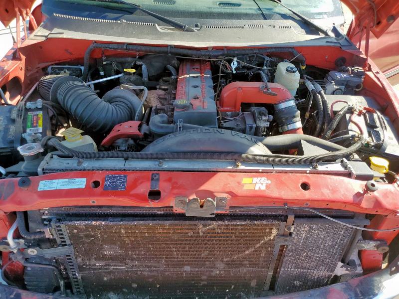 3B7KC23692M205036 - 2002 DODGE RAM 2500 RED photo 11