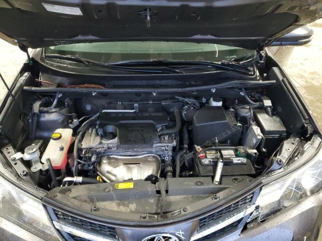 2T3WFREV8DW046288 - 2013 TOYOTA RAV4 XLE GRAY photo 11