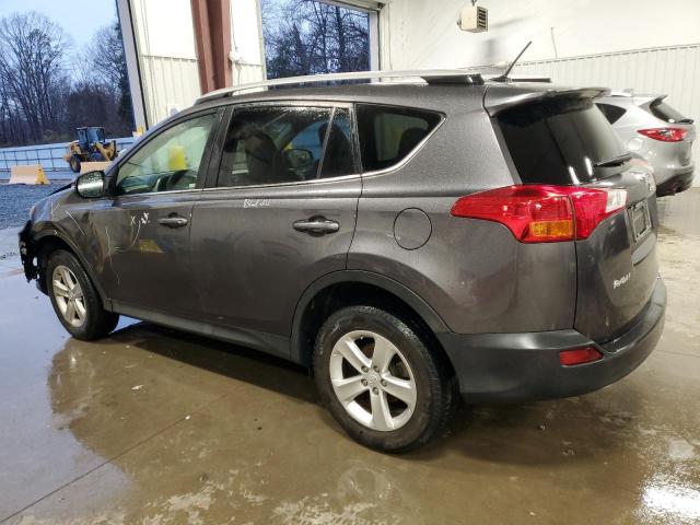 2T3WFREV8DW046288 - 2013 TOYOTA RAV4 XLE GRAY photo 2