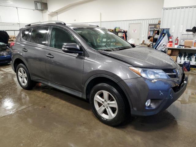 2T3WFREV8DW046288 - 2013 TOYOTA RAV4 XLE GRAY photo 4