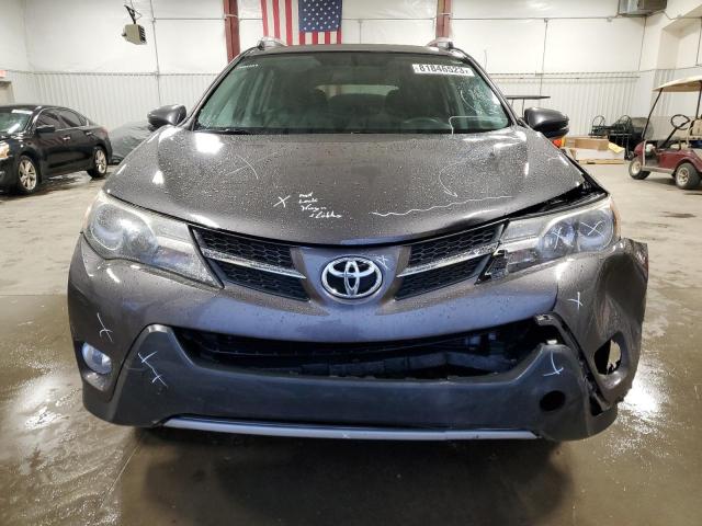 2T3WFREV8DW046288 - 2013 TOYOTA RAV4 XLE GRAY photo 5