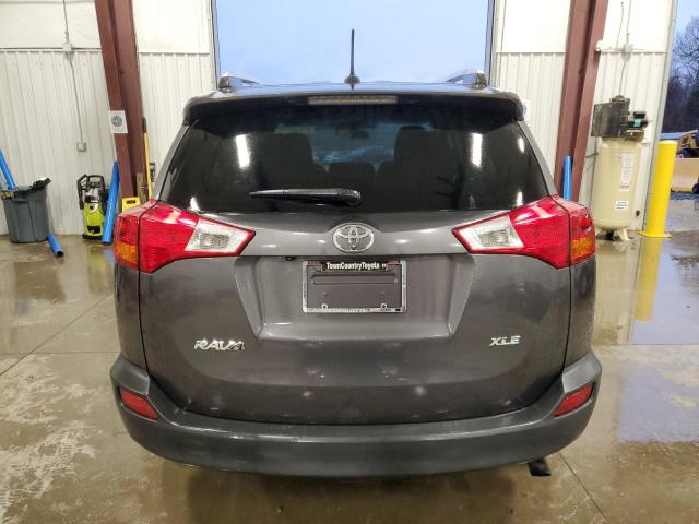 2T3WFREV8DW046288 - 2013 TOYOTA RAV4 XLE GRAY photo 6