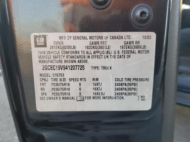 2GCEC19V941207725 - 2004 CHEVROLET SILVERADO C1500 GRAY photo 13