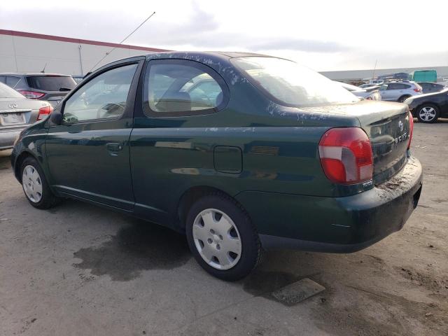 JTDAT123210179278 - 2001 TOYOTA ECHO GREEN photo 2