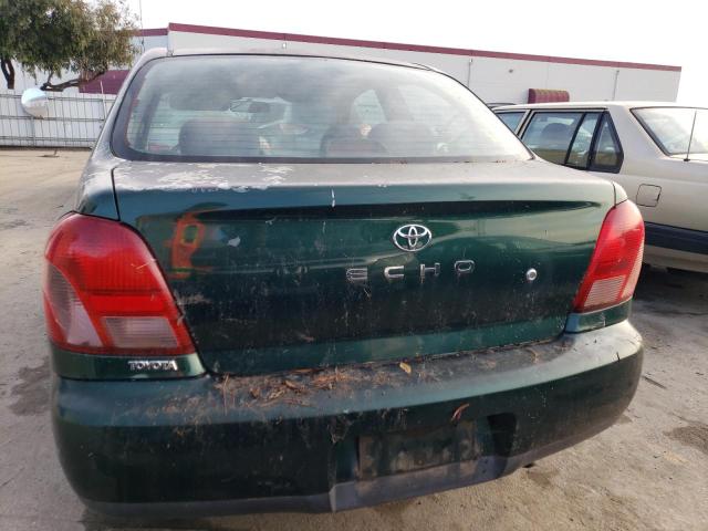 JTDAT123210179278 - 2001 TOYOTA ECHO GREEN photo 6