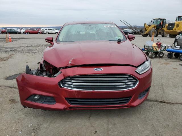 3FA6P0HR6DR301733 - 2013 FORD FUSION SE BURGUNDY photo 5